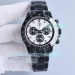 Super Replica Rolex Blaken Daytona Extra Thin Panda Dial Watch 7750 Movement 